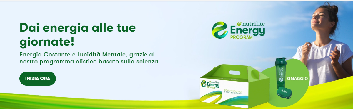 Energy Program di Nutrilite: più energia, più massa magra, più benessere?